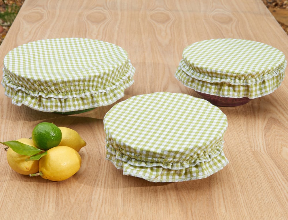 Lot de 3 couvre-plats Marmelade Lavable et réutilisable