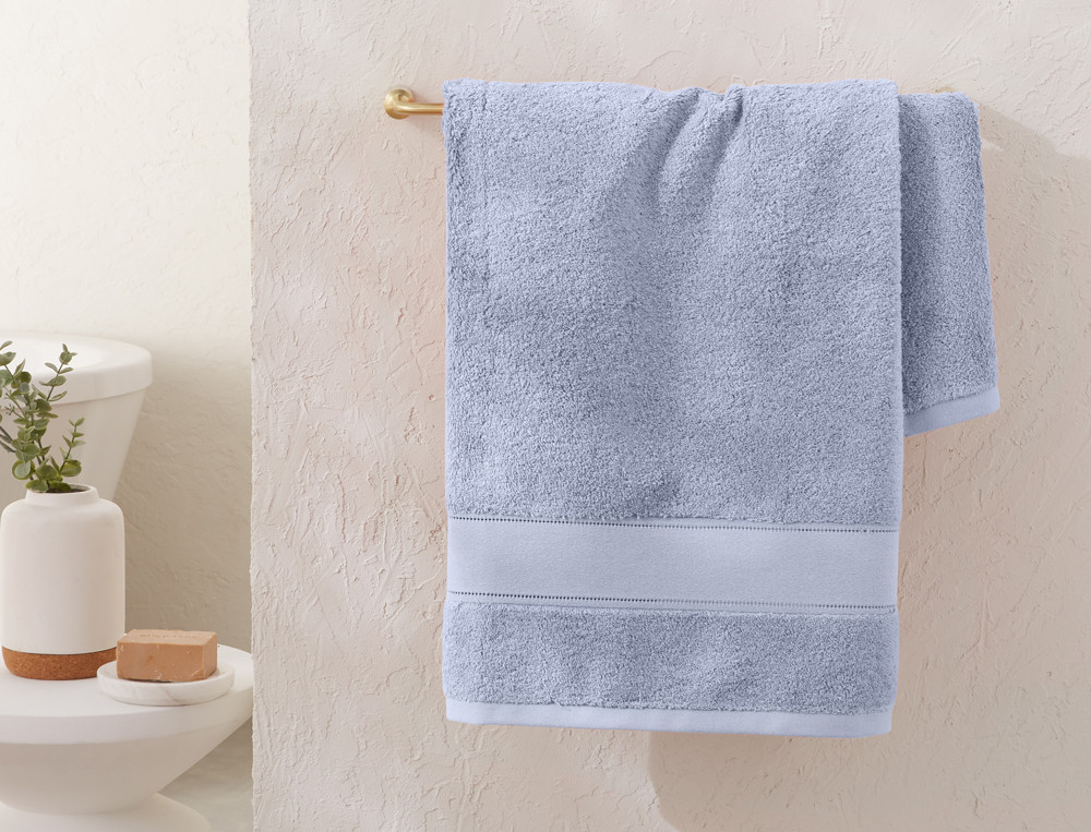 Drap de bain 65% coton et 35% modal 640g/m2 Matinale