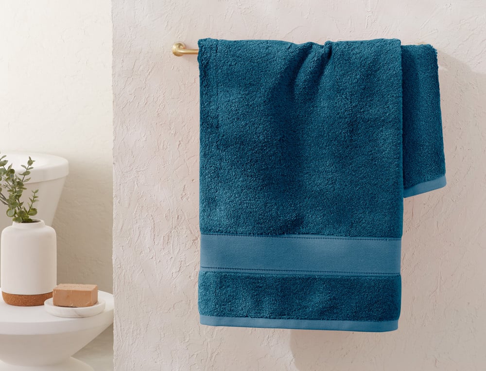 Drap de bain 65% coton et 35% modal 640g/m2 Matinale