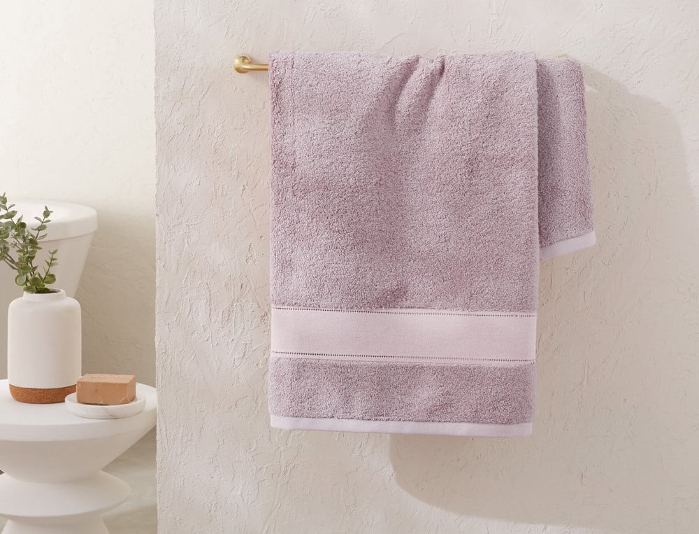 Drap de bain 65% coton et 35% modal 640g/m2 Matinale