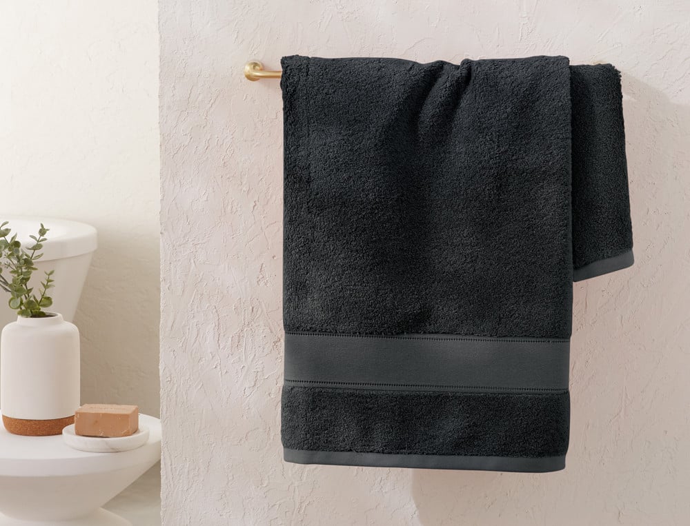 Drap de bain 65% coton et 35% modal 640g/m2 Matinale