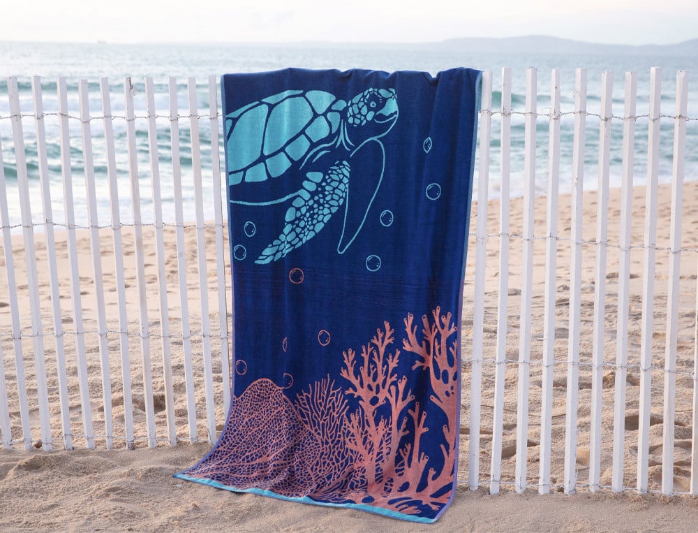 Drap de plage tortue Carte postale