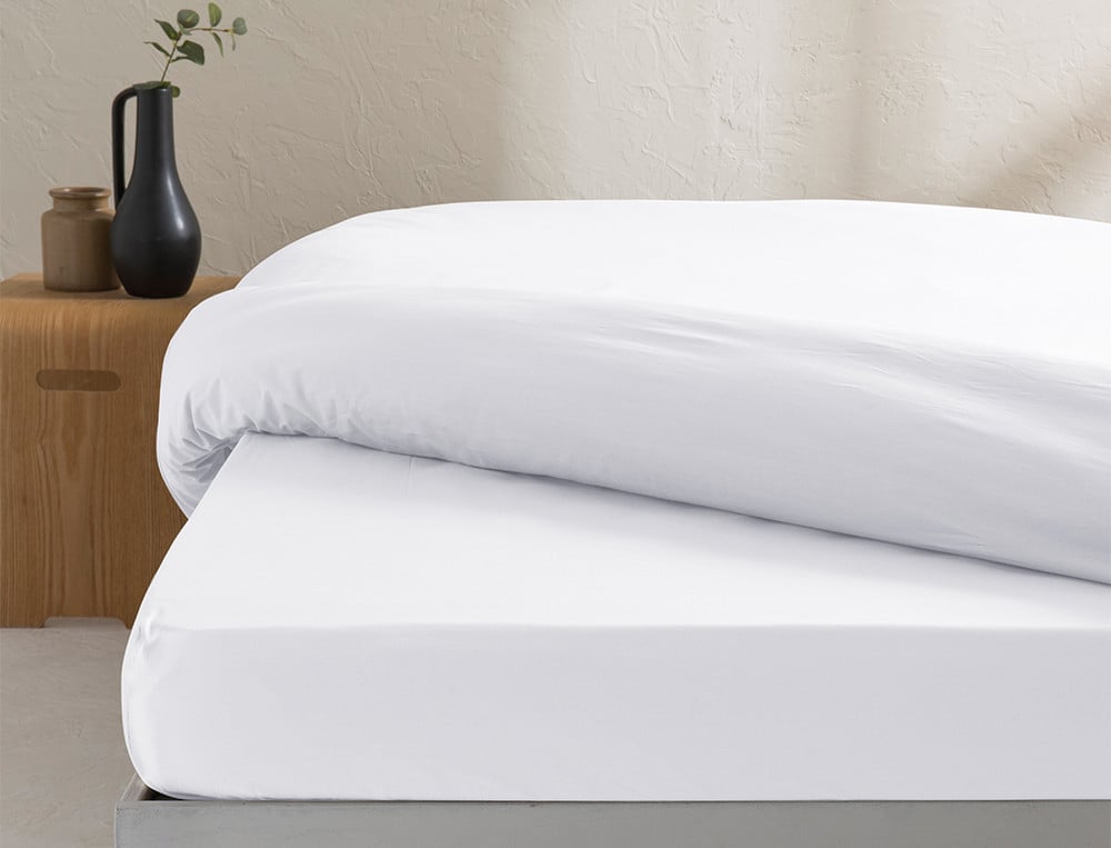 Drap-housse bonnet profond Percale Bonnet 45cm