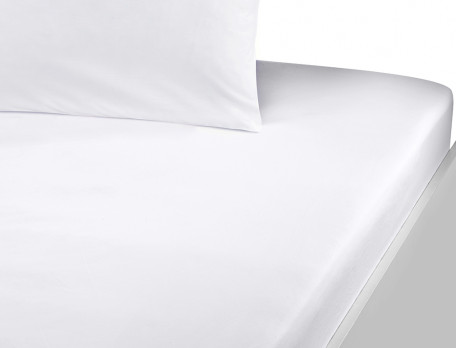 Drap-housse uni percale En promenade