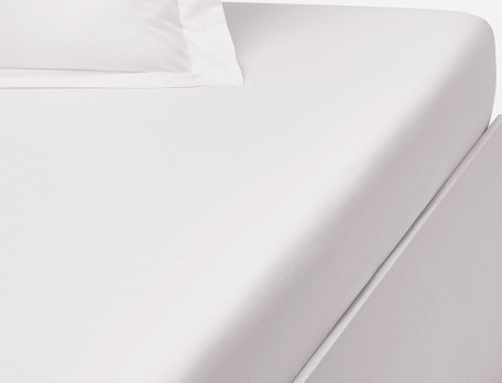 Linge de lit percale prestige finition bourdon et finition passepoil Grand Hôtel