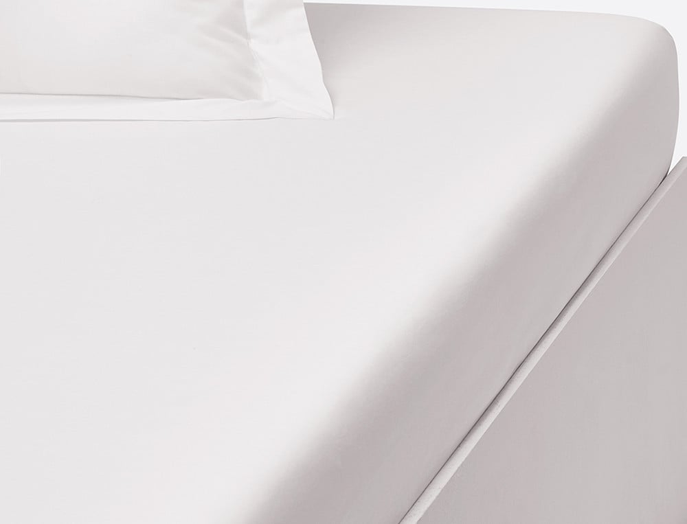 Drap housse percale prestige blanc Grand Hôtel