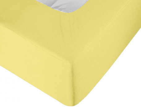Drap-housse Jersey extensible couleur pur coton peigné