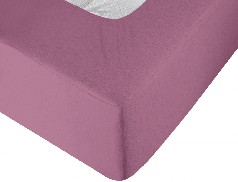 Drap-housse Jersey extensible couleur pur coton peigné