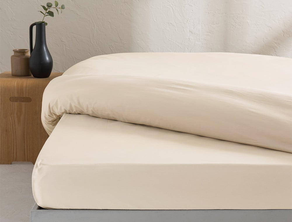 Drap housse bonnet 35 cm Percale