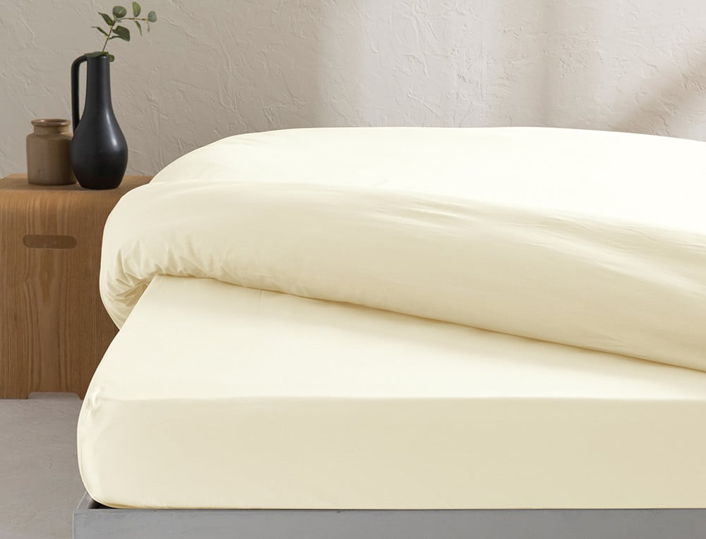 Drap housse bonnet 35 cm Percale