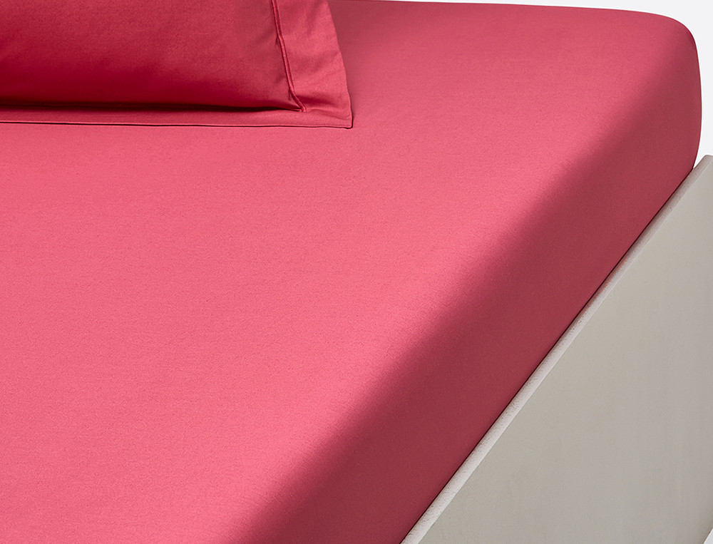 Drap Housse 160 x 200 Rouge VERITABLE Percale DE Coton Maxi Bonnet 40 cm :  : Cuisine et Maison