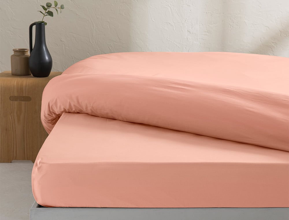 Drap housse bonnet 35 cm Percale