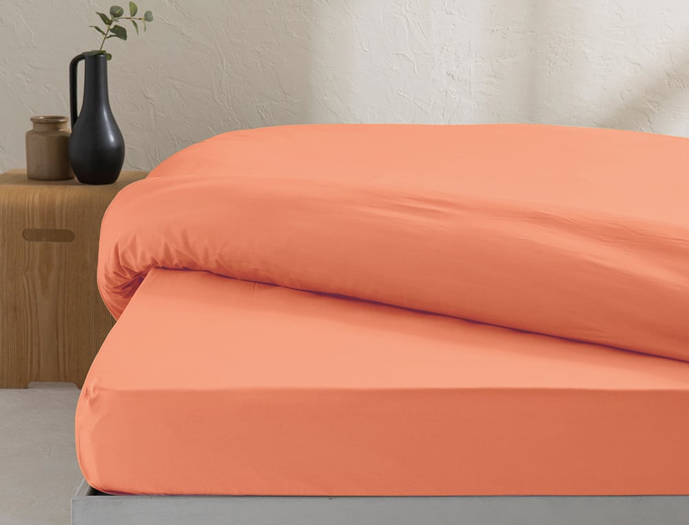 Drap housse bonnet 35 cm Percale