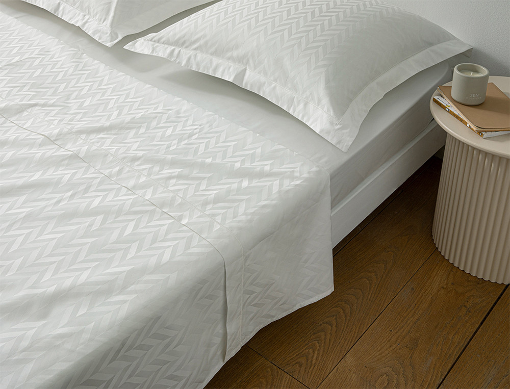 Drap Sonate Satin 100% coton, 118 fils/cm2