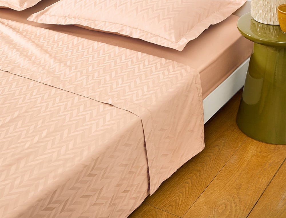 Drap Sonate Satin 100% coton, 118 fils/cm2
