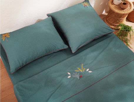 Drap Sous un palmier