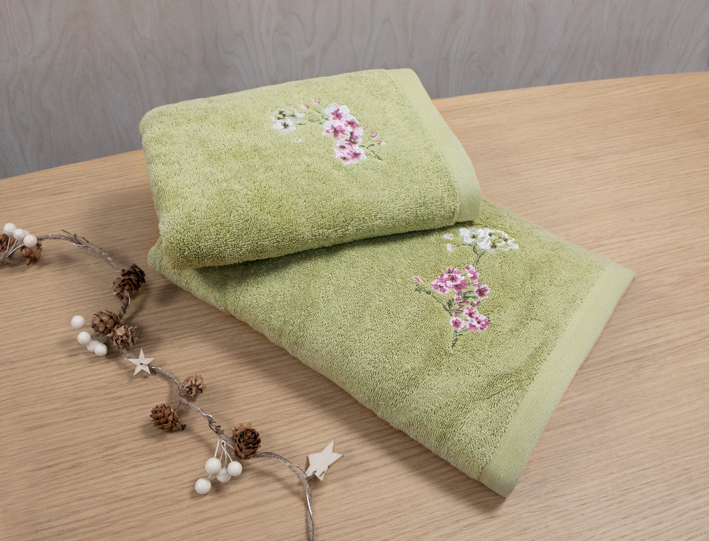Frottee-Set Kirschblüten