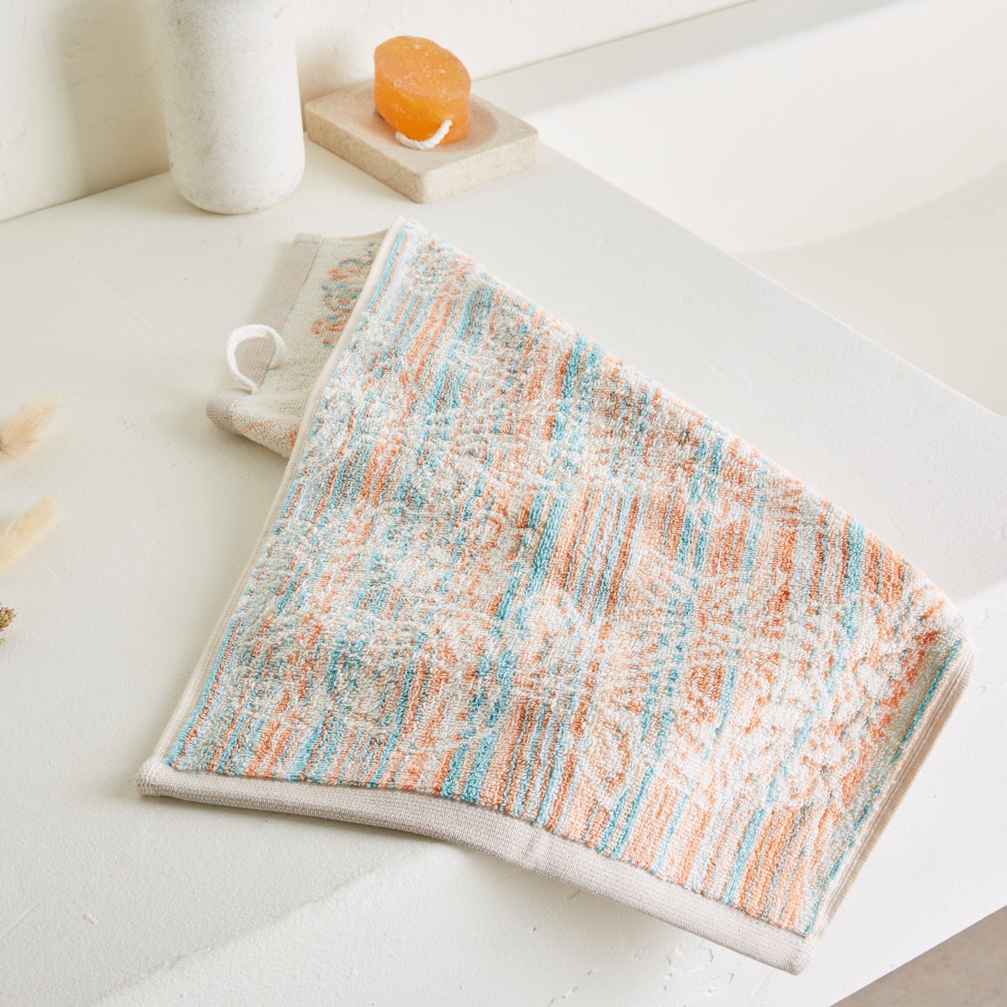 Badtextilien Jacquard Fabina