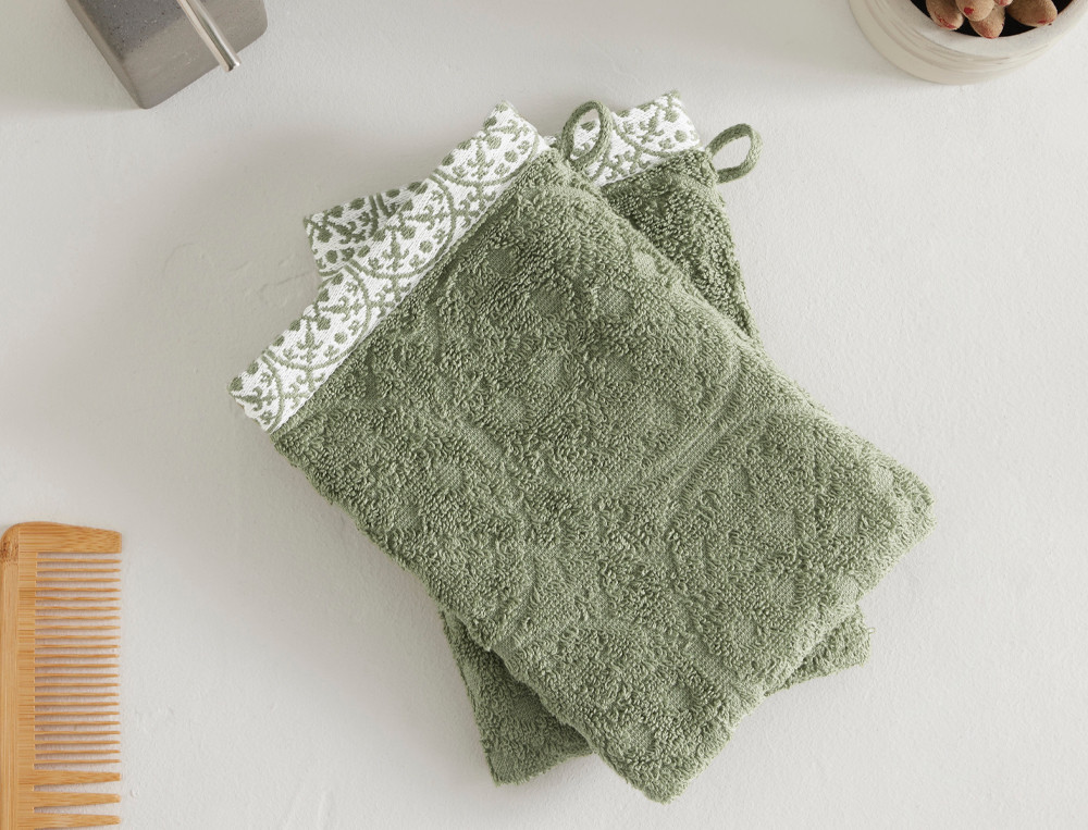 Linge de bain ciselé couleur Seville