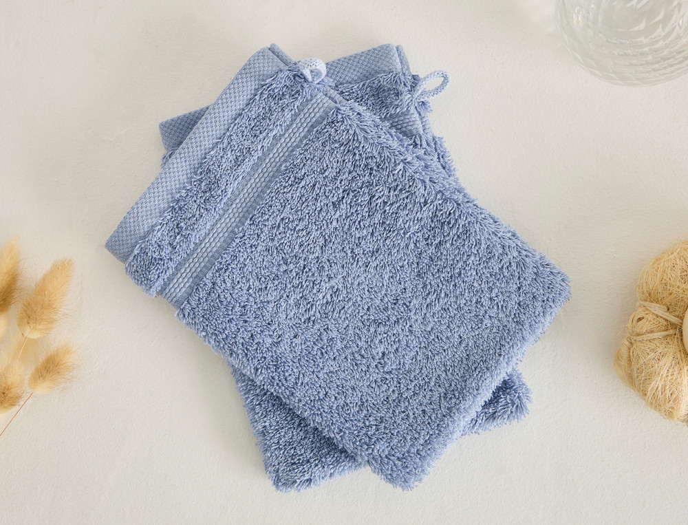Lot de 2 gants Positano 100% coton, 700g/m2