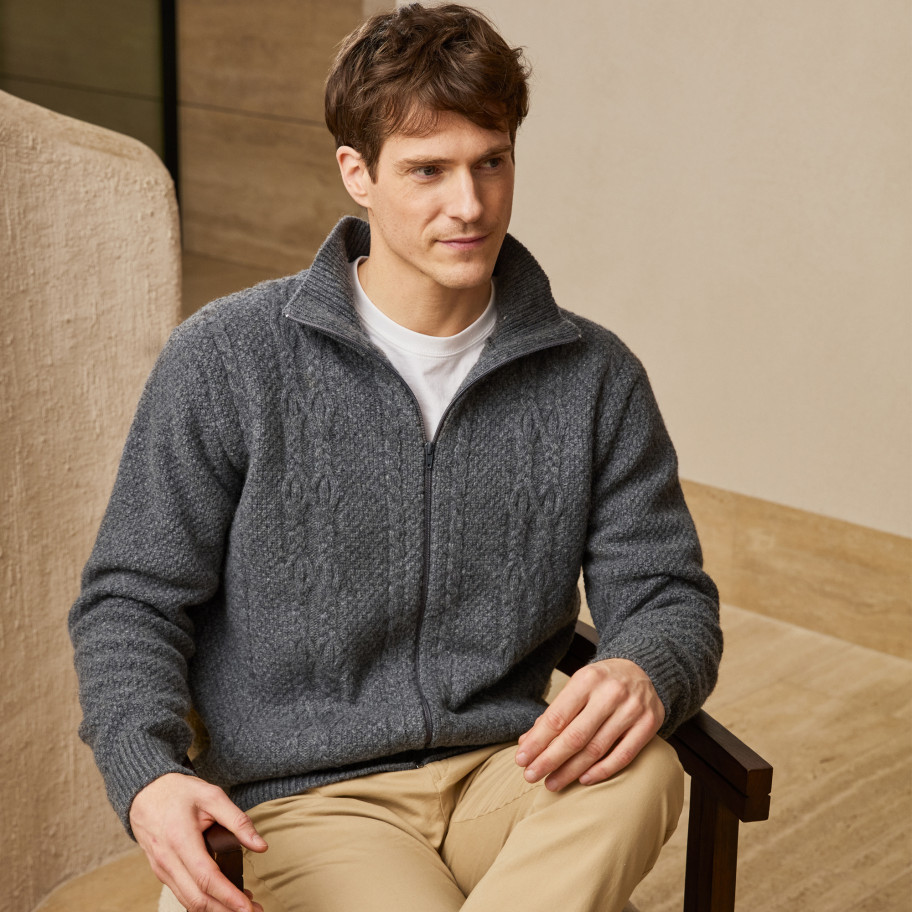 Gilet torsadé homme Entre gentlemen
