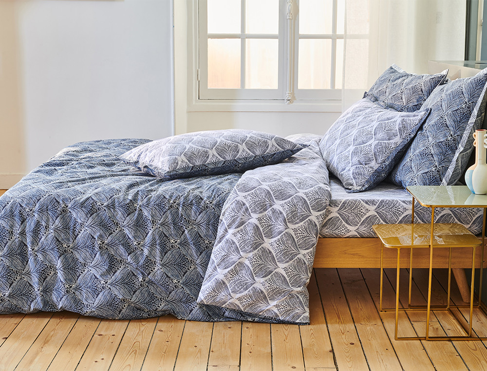 Housse de couette Bleu Nuit - Linvosges
