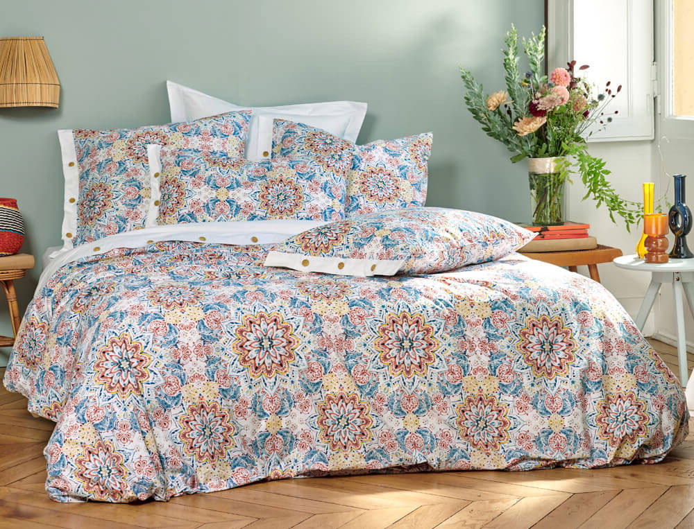 Housse de couette percale avec cheminée Étincelles