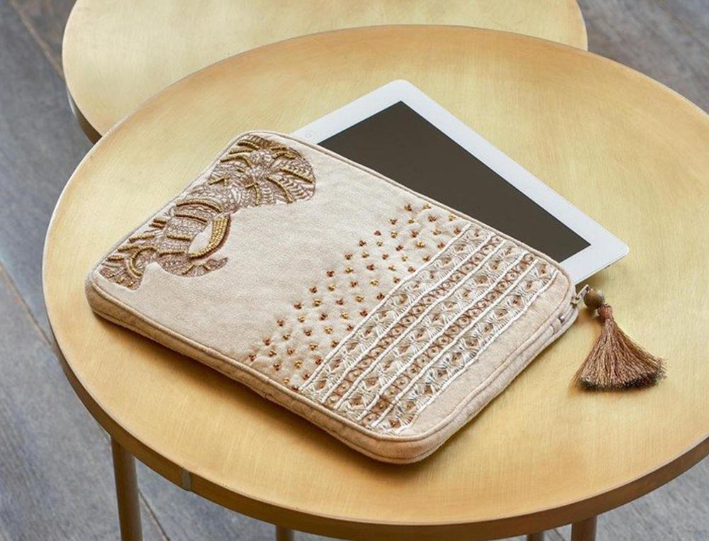Housse pour tablette en chambray Soir de fête