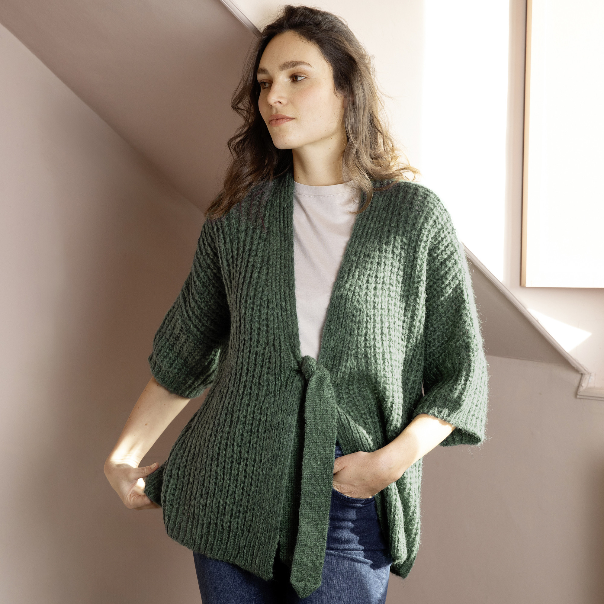 Jacke Lotustraum  mit Bindeband