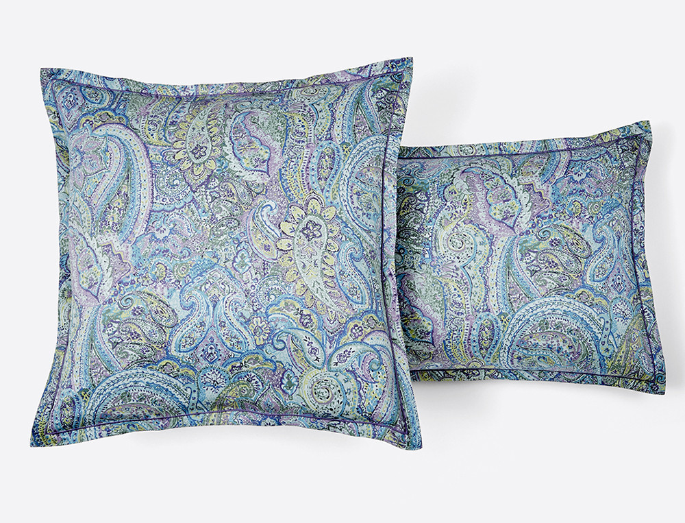 Satin-Kissenbezug mit Paisley-Motiv Orientalischer Traum