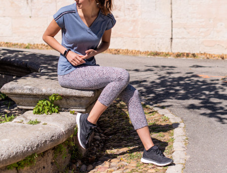 Legging molleton fin imprimé En mouvement