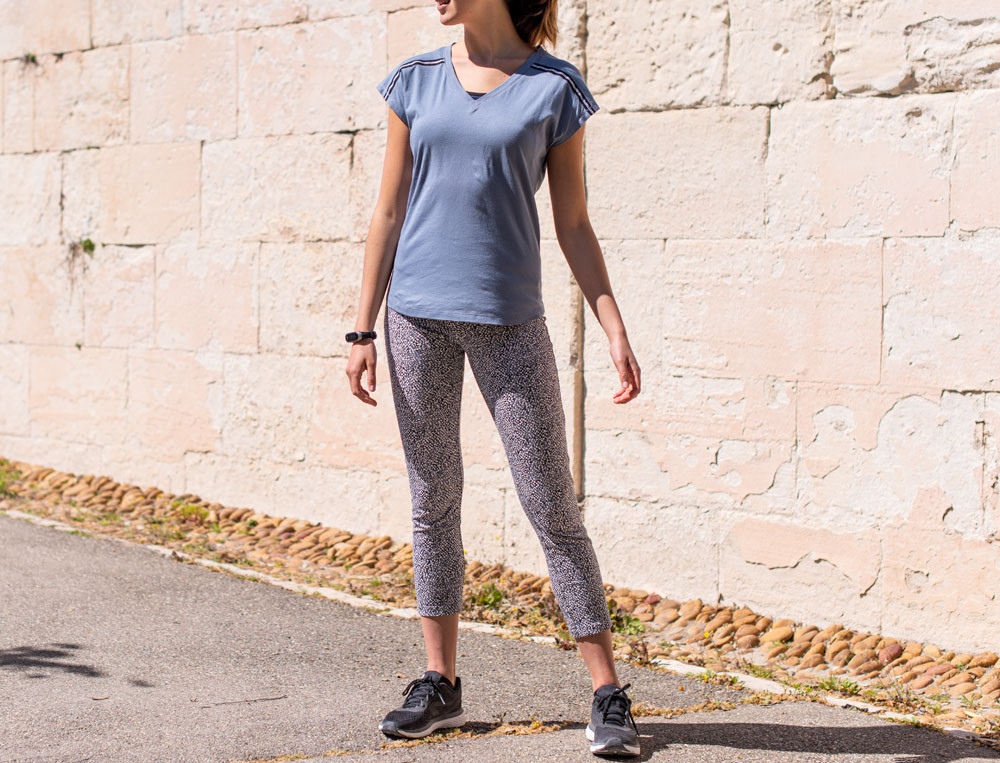 Legging molleton fin imprimé En mouvement