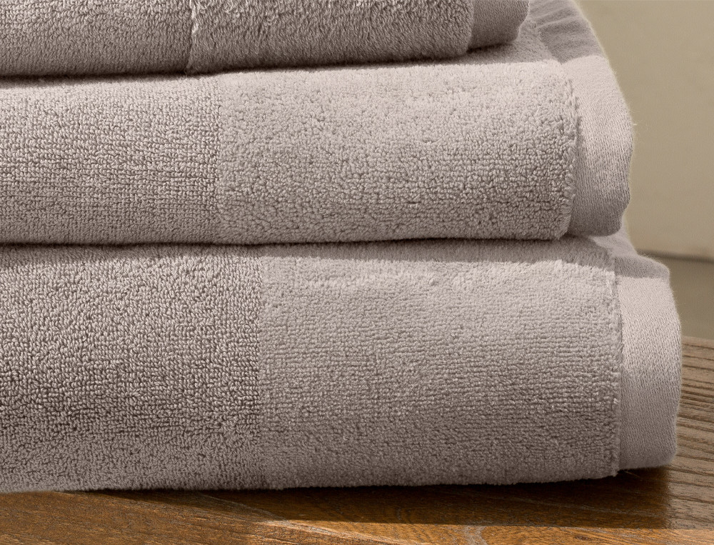 Linge de bain uni en coton biologique Bio nature