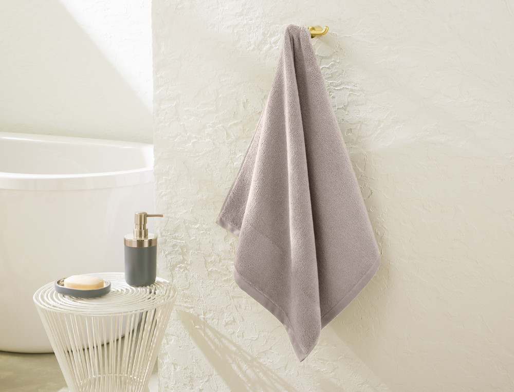 Linge de bain uni en coton biologique Bio nature