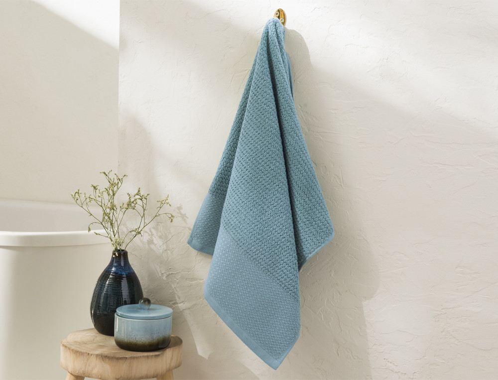 Linge de toilette uni 100% coton 550g/m2 Granité