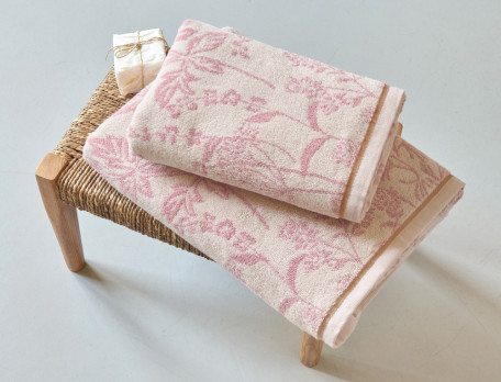 Linge de bain jacquard Balade folk - Linvosges