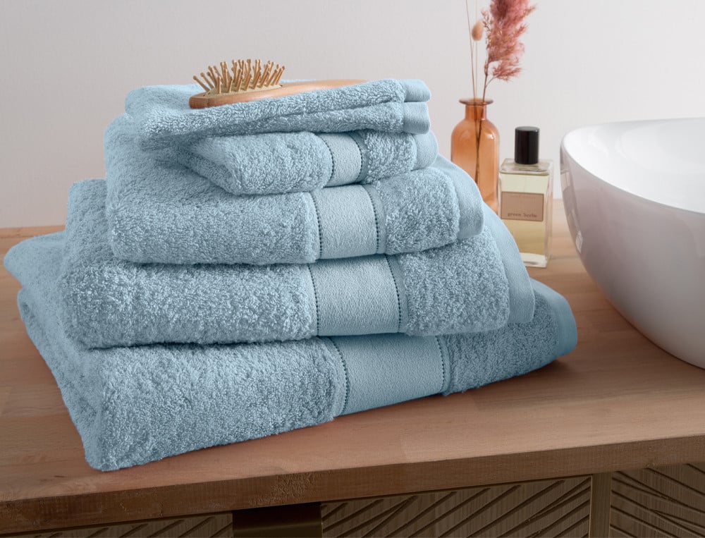 Linge de bain 65% coton et 35% modal 640g/m2 Matinale