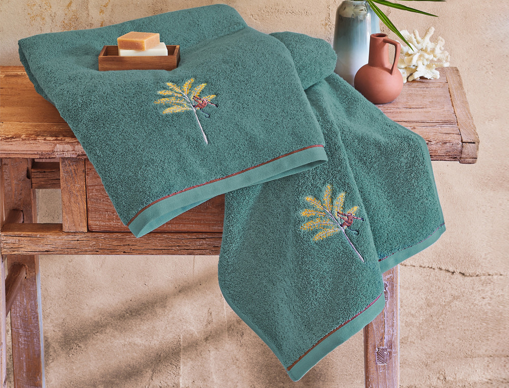 Drap de bain Sous un palmier