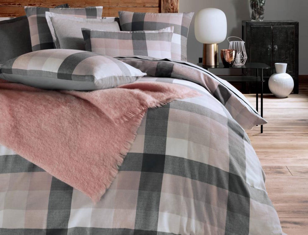 Drap flanelle rose Budapest