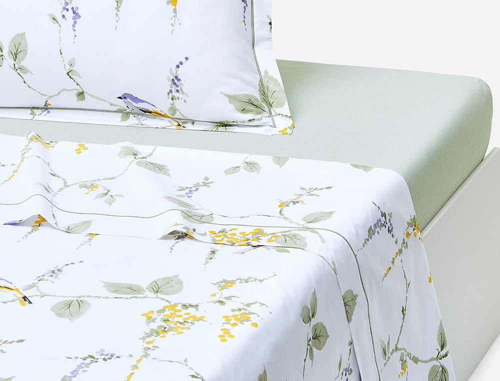 Linge de lit Chant d'été percale 100% coton