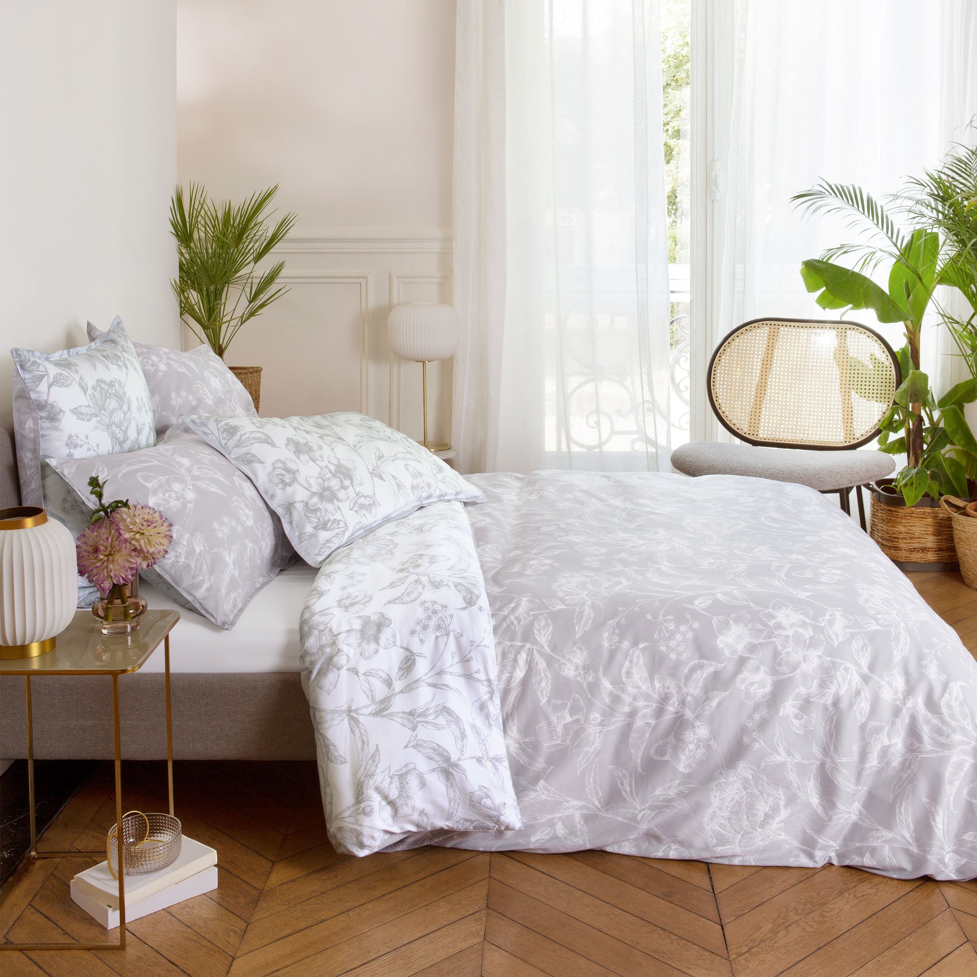 Linge de lit Esquisse florale