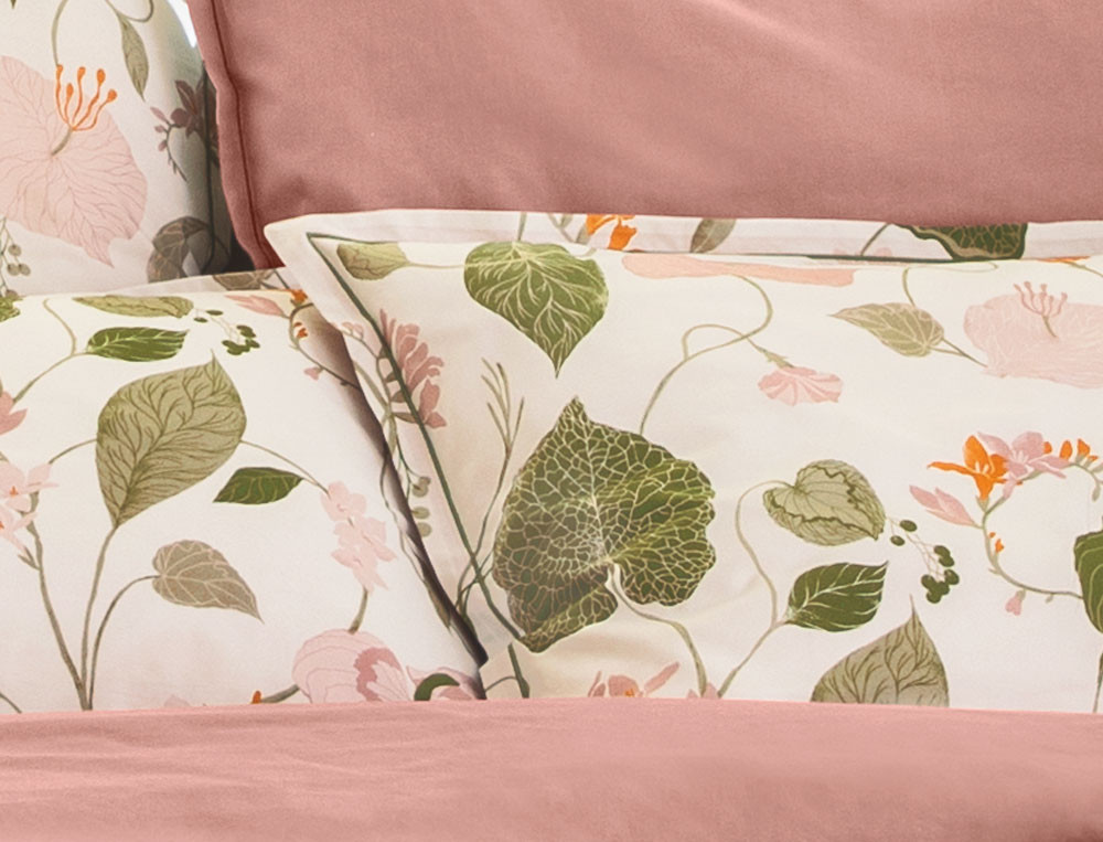 Linge de lit flore