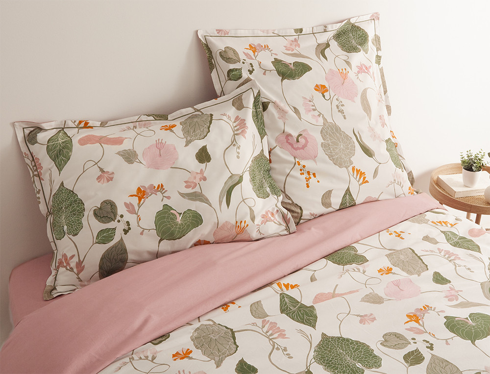 Linge de lit flore