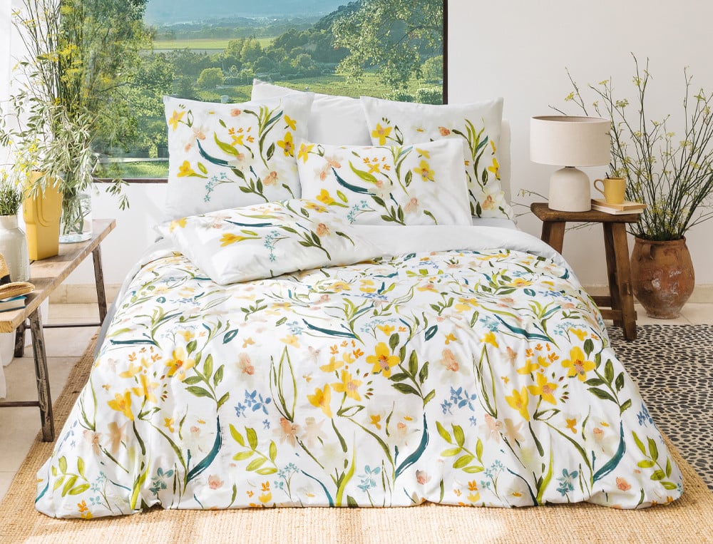 Drap-housse Folles jonquilles