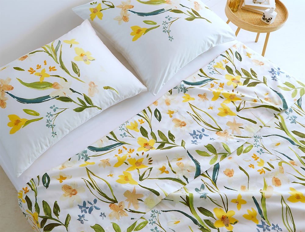 Linge de lit Folles Jonquilles