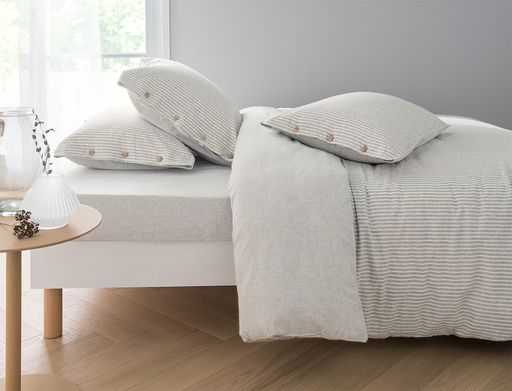 Linge de lit coton et lin Milleraies