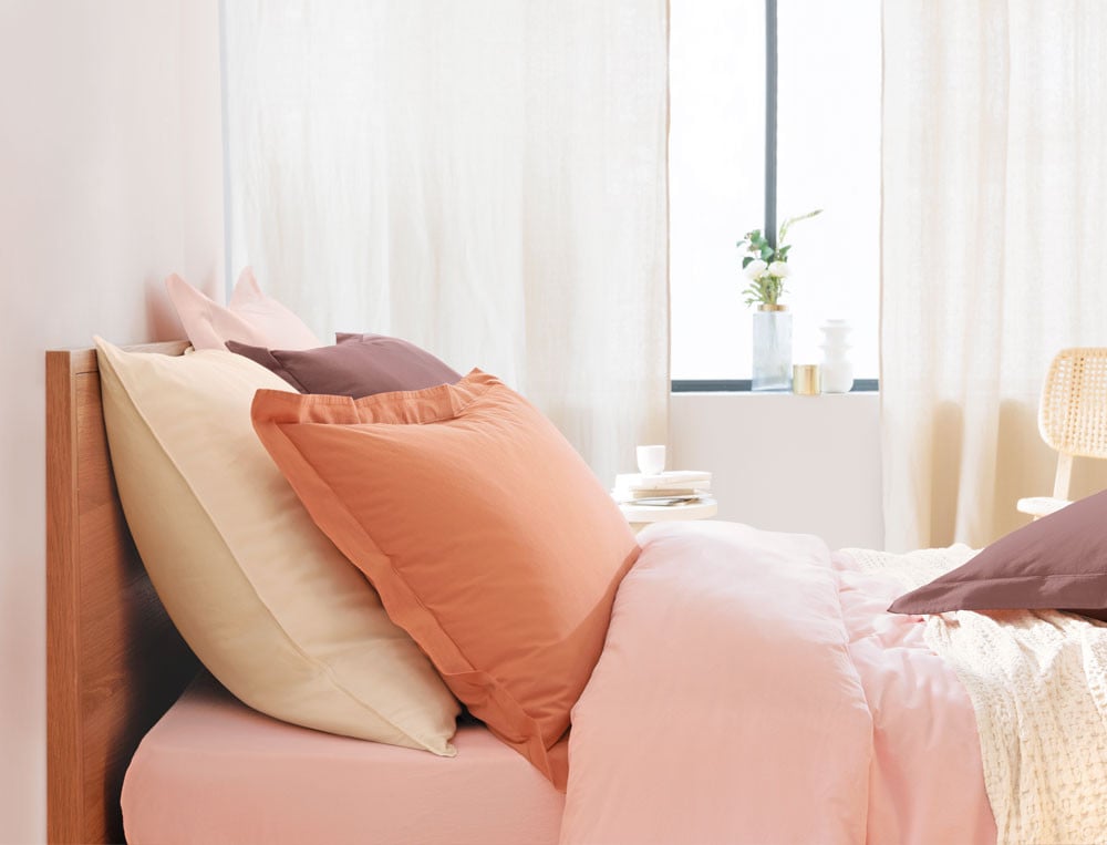 Linge de lit Percale coton peigné