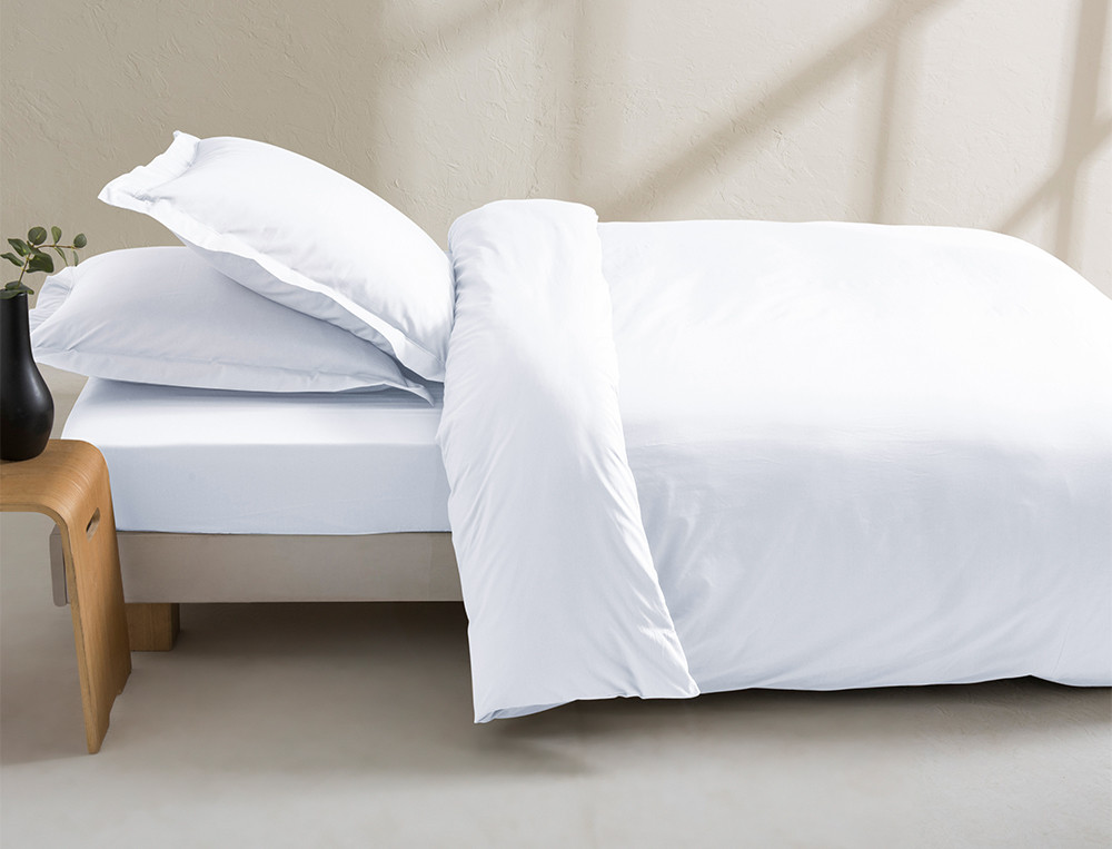 Linge de lit Percale coton peigné