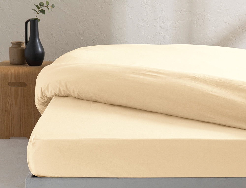 Linge de lit Percale coton peigné