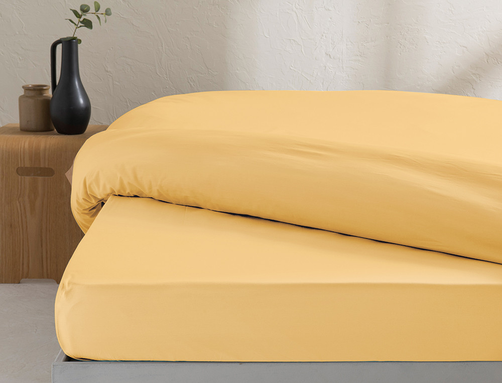 Soleil d'ocre Protège matelas 140x200 cm en coton MOLLETON pas cher 